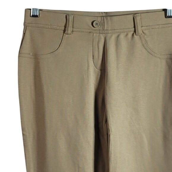 Nautica School Uniform Jeggings Khaki SZ 16 Pants Flat Front Pull On Pockets NWT - Picture 3 of 7